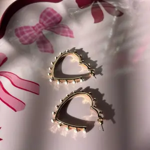 Heart Hoop Earrings