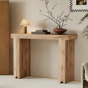 Trexm Neutral Console Table