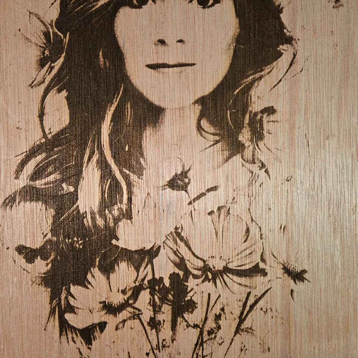 Customized Single Wood Picture Frame with Glass