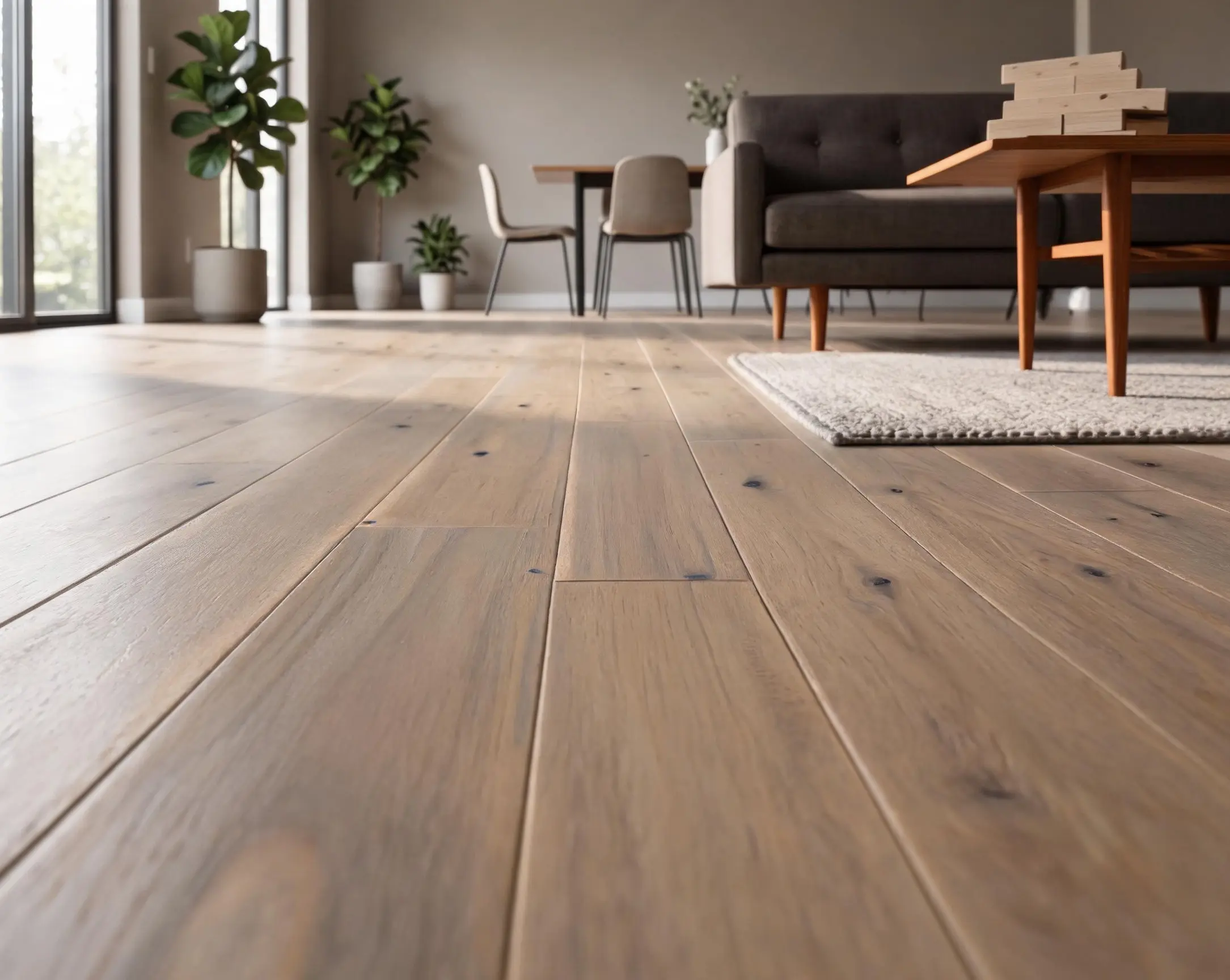 Grey Haven Acacia 5/8" Thick x 4 1/3" Width x Varying Length Solid Hardwood Flooring 24.26 SqFt