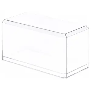 Pioneer Plastics Plastic Display Case for 1:24 Scale Cars (UV Resistant), 9" W x 4.125" D x 4.375" H (Mailer Box)