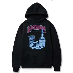 Backwoods Always True Hoodie, Graphic Pullover Hoodie, Unisex Streetwear, Casual Streetwear Gift