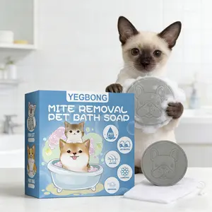Pet Anti-Mite Bath Soap, Dog and Cat Sterilization, Body Deodorization, Cleaning and Bathing Supplies