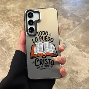 Case for Samsung Galaxy S24 Plus S25 Ultra S23 Ultra S22+ Bible Verse Aesthetic ChristianPatterned Matte Shockproof Anti-Scratch Stylish Smartphone Cover Cellphone Protective