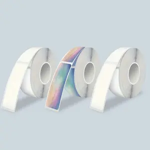 3 Rolls Thermal Label Paper, Waterproof Self-Adhesive Labels for P12 P15 D30 D32 D35 P50 Q30 Printers, 12x40mm Size