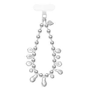 Pearl Drip Chain Phone Charm