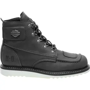 HARLEY-DAVIDSON FOOTWEAR Mens Hagerman Motorcycle Casual Boots Ankle - Black
