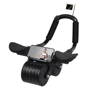 Ab Roller Wheel，with Timer Automatic Rebound Abdominal Wheel，Elbow Support Abs Roller Wheel Core Exercise Equipment fitness machine