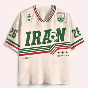 Iran Soccer Jersey, Retro Team Melli Shirt, Custom Name Number Jersey, Iranian Football Fan Gift, Persian Match Tee