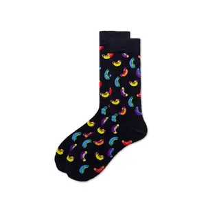 Hot Dog Black Socks
