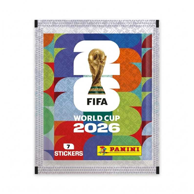 2026 Football Sticker Album Set, Panini Collector Archive (Collection album + 25 sticker packs)