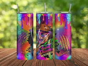 Freddy Krueger (Nightmare on Elm Street) 20oz tumbler Bottle Drinkware