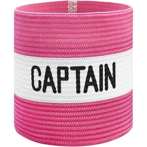Classic Captain's Armband for Soccer Training, Adults & Youths Elastic Arm Band Captain Armbands Team Sports Accessories