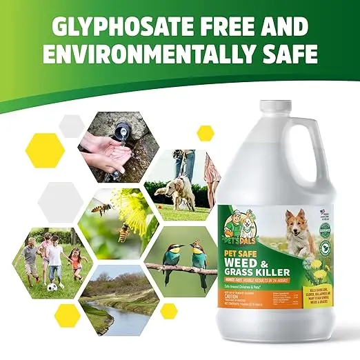 Pet's Pal Natural Weed Killer | Pet Safe Spray | Ready-to-use Natural  Herbicide | Environmentally Safe | Bee Safe | Glyphosate Free | Safe for  Kids (1 Gallon) - TikTok Shop