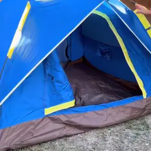 3-Person Camping Tent, Plug and Play Tent, Fully Automatic Waterproof Family Camping Tent