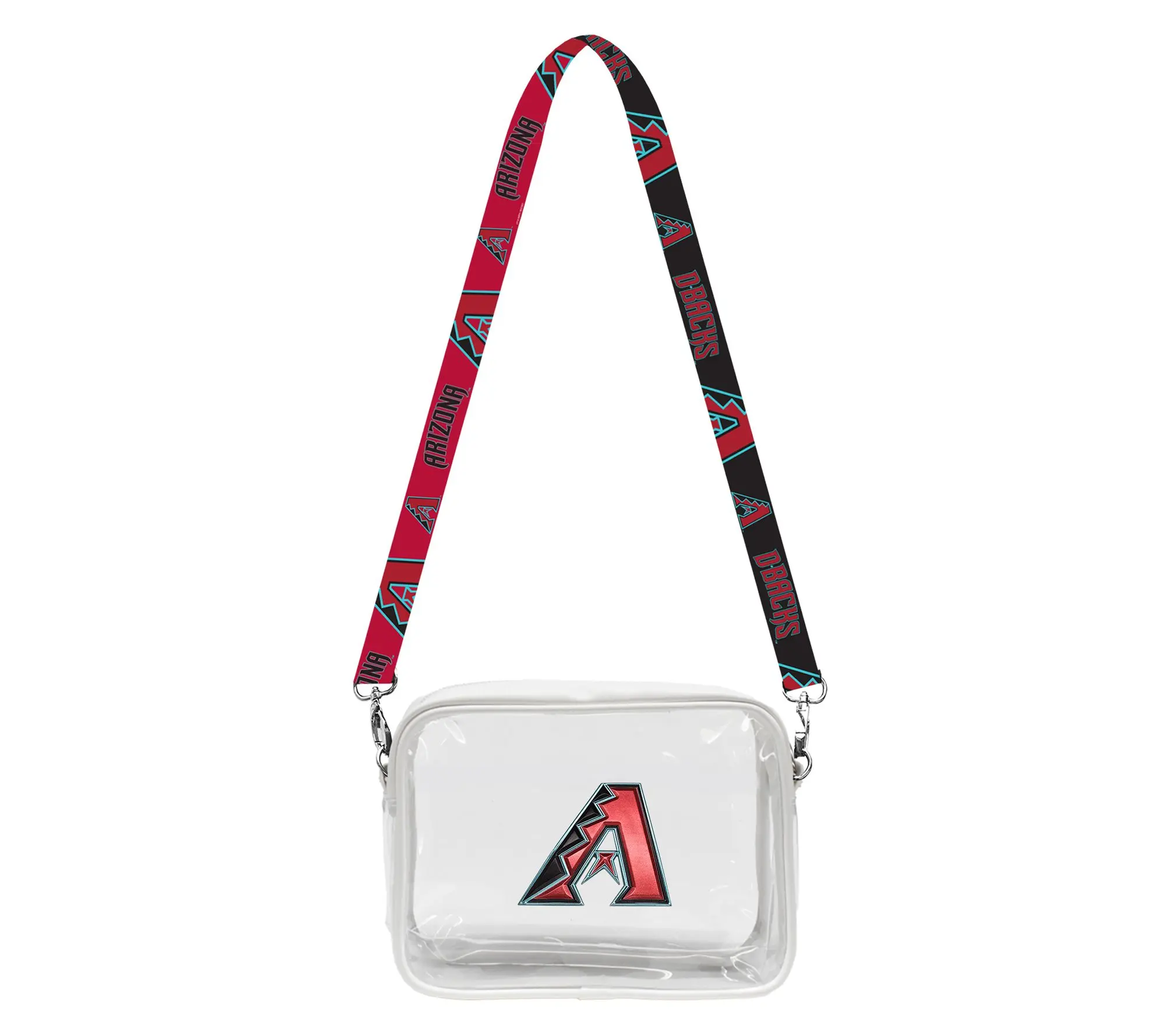 Little Earth MLB 3D Logo Clear Fan Purse Little Earth MLB 3D Logo Clear Fan Purse
