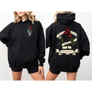 Haunting Adeline Hoodie Dark Romance Graphic Pullover Trendy Unisex Streetwear Cozy Casual Gothic-Inspired Outfit Unique Hoodie Streetwear New Garments Men Clothing Unisex Style Fashion College Gift Letter Print Hoodie TikTok Shop