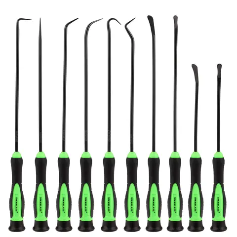 10pc  Hook and Pick Tool, Pick Tool Set for Car Auto Oil Seal/O-Ring Seal Gasket Pick Hooks Puller Remover removal tool work equipment magnetic pickup hand tool mechanic tool Auto Repair Tools, Automotive Repair Kit, Car Accessories