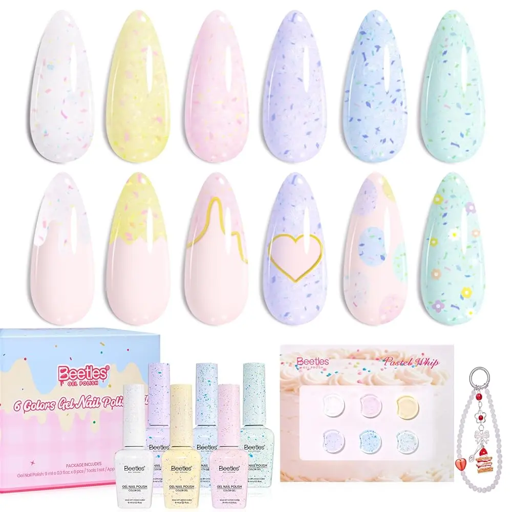 Pastel Whip-6 Colors 9ML Gel Polish Set
