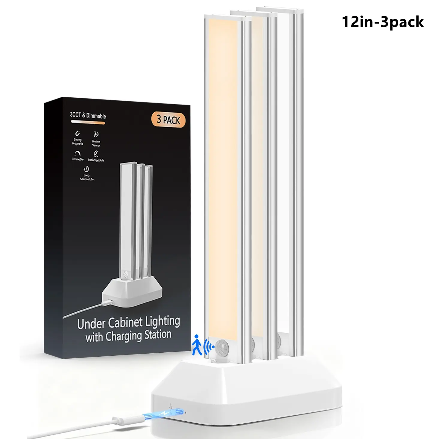 12in-3pack & 1 charge station