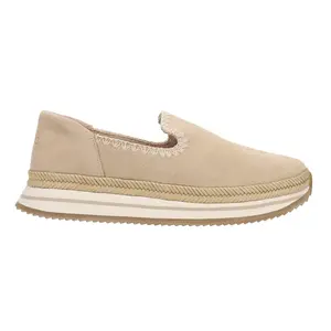 TOMS Womens Jocelyn Espadrille Slip On Sneakers Shoes Casual - Beige