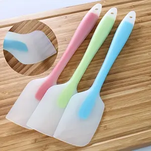 Silicone Spatula Set, 3 Counts Mini Heat Resistant Cream Jam Butter Spatula, Kitchen Baking Utensils for Home Baking House Dessert Shop