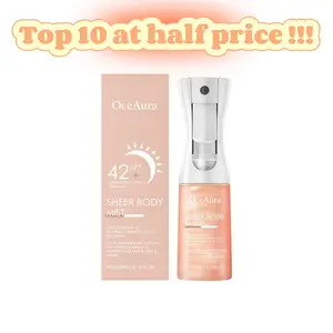 Body Mist Sunscreen SPF 42 Brightening Oil Control Nourishing Moisturizing for Summer Outdoor UV Protection Refreshing