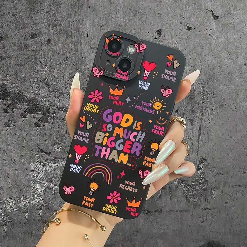 Cartoon Lattern Pattern Phone Case Casing, Cute Protective Anti-drop Phone Protector Cover, Shockproof Protective Cover, Phone Accessories, Mobile Phone Cover Compatible with iPhone 16 15 14 13 12 Pro Max