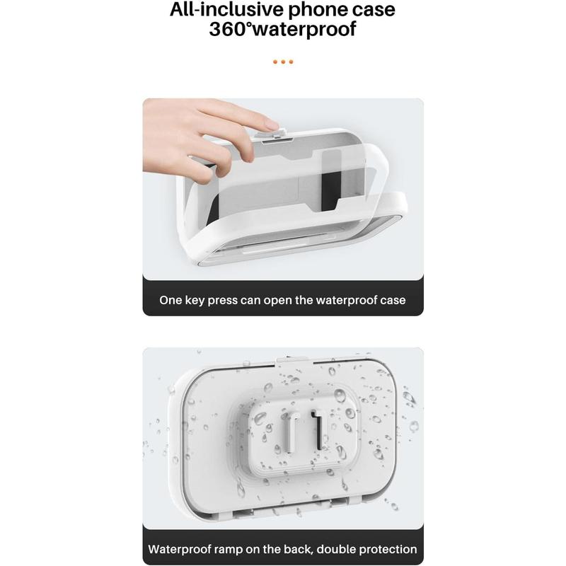 360 ° rotatable Bathroom Waterproof Phone case Bathroom Shower Drama Chasing Tool Kitchen Wall Hanging Lazy Person Bracket