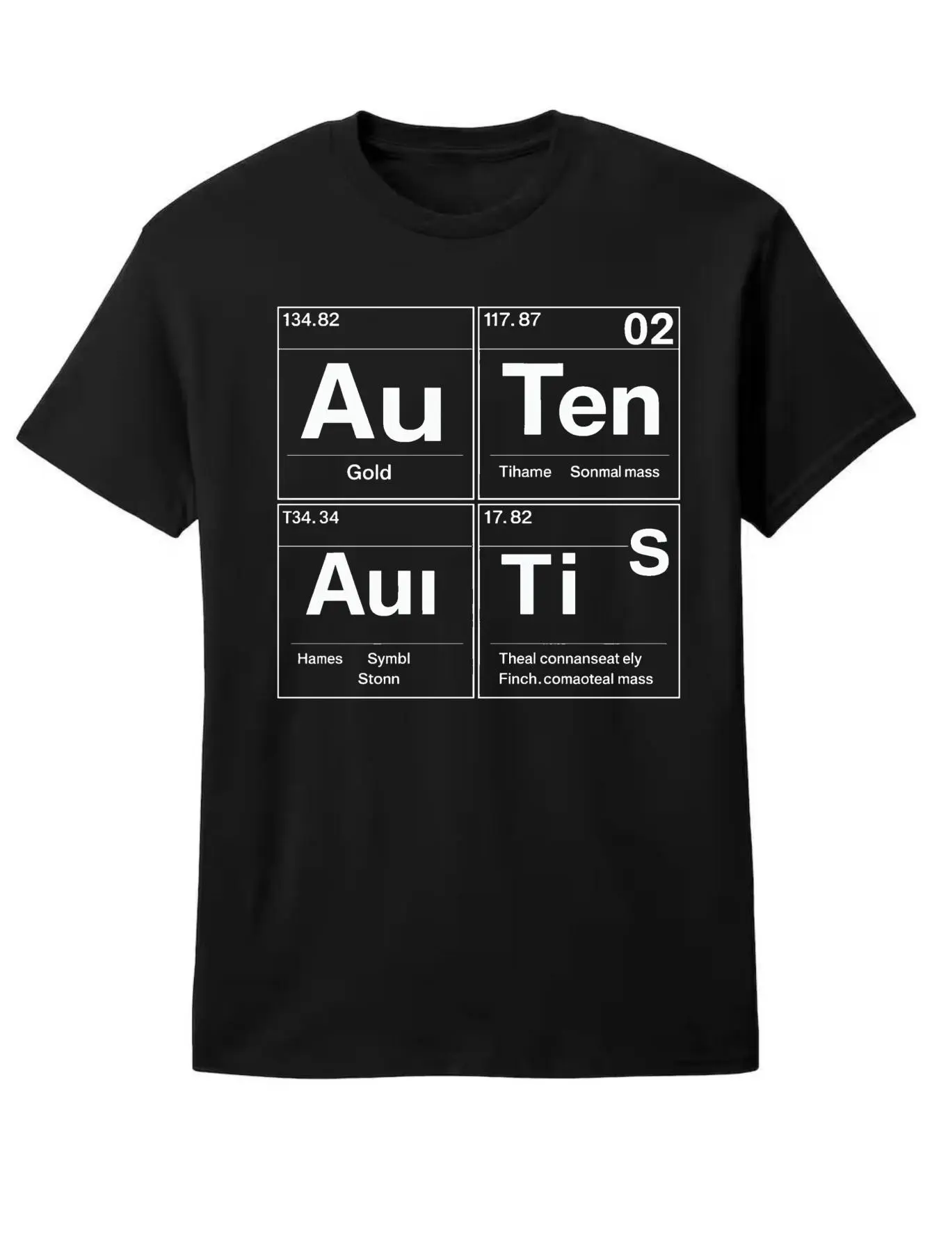 Funny Chemistry Periodic Table Au Women's T-Shirt Science Geek Graphic Tee