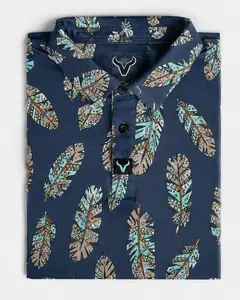 Vexil Brand - Polo - Feathers - Navy