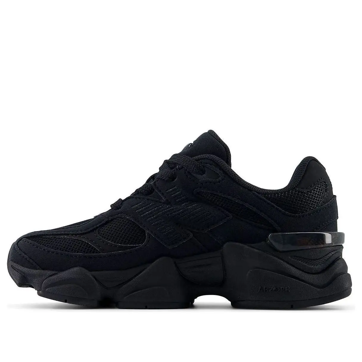 New Balance 9060 Triple Black Cat-Phantom (PS) Men's Casual Athletic Training Running Walking Closed Trainer Shoe