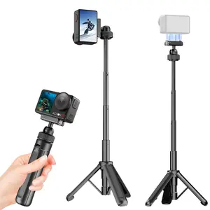 Desional Handheld Extension Pole for Dji Action 3/4/5/6, Sports Camera Selfie Stick Accessory, Anti-Shake Tripod Stand for Travel Vlogging Video Recording, Telescopic Tripod