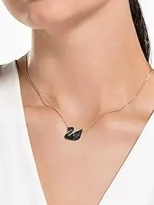 [Swan Pendant Necklace ] 1pc Elegant Swan Pendant Necklace Swan Shape Pendant | Women's Clavicle Necklace, Ideal Dating Gift,Holiday Gift, Daily Wear