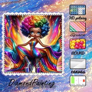5D-DIY, high-grade velvet canvas, diamond art, diamond painting, diamond painting kit, colorful AB diamonds, fairy dust diamonds, crystal diamonds, perfect home decor, handmade diamond art painting kit, special craft diamond art kit.