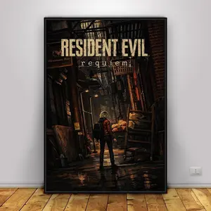 Resident Evil Requiem Poster, Grace Ashcroft Wall Art, Survival Horror Print, Gift Poster NO FRAMED