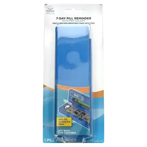 Ezy Dose 7-Day Pill Reminder with Pen Holder, 1 Count