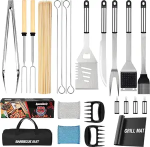 Grill Tools 122PCS Grilling Gifts for Men, for Fathers Day, Christmas, Grill Set BBQ Griddle for Outdoor Grill for Blackstone Weber Traeger Pit Boss Smoker Accessories Utensils