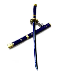 1/6 Mini Katana OP Zoro Yamato 17cm/6.7in Sword Model Key Chain Ring Gift