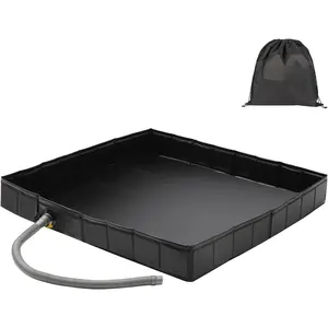 41" x 41" x 5" Outdoor Shower Base - Portable Shower Floor - Outdoor Shower Pan for Outdoor,Camping,Beach, Caravan and Portable Shower Stall.