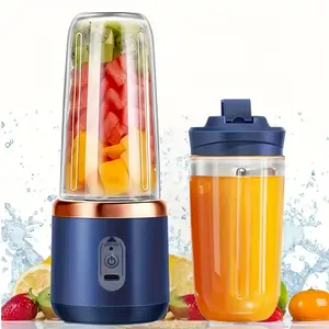 Portable Blender, 1 Set USB Rechargeable Fruit Juicer Cup, Multifunctional Juicer, Household Kitchen Appliances for Home Use