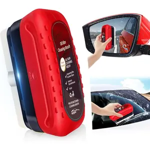 2Pcs Windshield Cleaner, Car Glass Oil Film Cleaner, Versatile Effective Glass Cleaning Brush, Oil Film Cleaning Brush, Glass Cleaning Tool