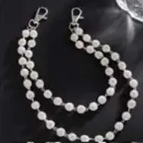 Shiny Modern Acrylic Chain Belt Bag Accessory, Elegant Chain Strap, Fashionable Street Style Personalized Charm, Stylish Men's and Women's Jewelry