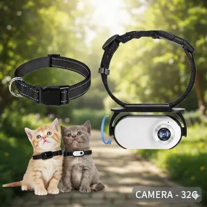 1080P Pet Wearable Camera, Mini Wireless Action Cam, Waterproof & Anti-Shake, Indoor/Outdoor Pet Monitor, Dog & Cat Behavior Recorder, Portable First-Person View Pet Camera, Lightweight Pet Gear for Adventures.