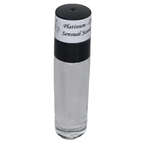 Men's Platinum Fragrance Roll-On Body Oil, Lavender-Sandalwood Woody Scented Blend, Up to 0.9 fl oz, Single Item