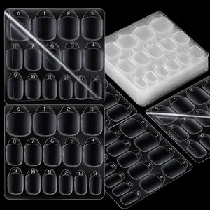 300pcs Nail Adhesive Tabs for Press on Nails, 15 Sizes of Nail Sticky Tabs for Nails Press on Nail Stickers, Nail Glue Stickers Press on Sticky Tabs, 20 Sheets