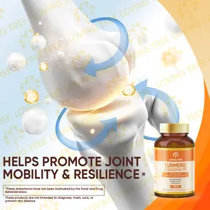 Loving Tree Turmeric Gummies | Joint Health Supplement for Mobility & Joint Pain | With 95% Curcumin, Combined with Black Pepper, Saw Palmetto & Pumpkin Seed Oil