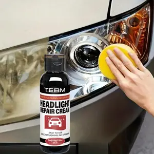 Universal Headlight Restoration Kit, Yellowing Scratch Oxidation Repair, Car Headlight Cleaning Polishing Cream, Enhance Night Visibility Safety, Deep Scratch Repair