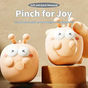 Cute Snail Bubble Squeeze Toy, One Press Releases Bubbles, Soft and Elastic, Soft Squishy Silicone, Stress Relief and Fun, Perfect for Kids and Adults