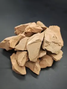 Roasted Red Clay Chunks Edible Cosmetic Grade Crunchy Non-sticky Zero Additives 4oz/113g Pure Natural Mineral Clay for DIY Beauty Care & Craft Creation